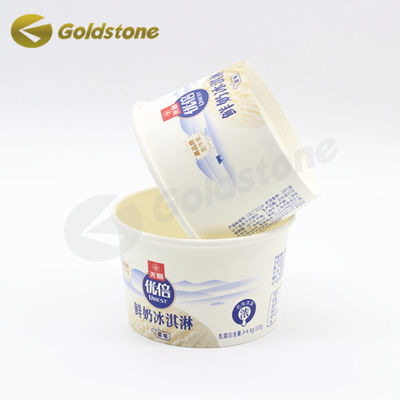Biologisch afbreekbare ijspapierbekers aanpasbare papieren sundae bekers 4 oz