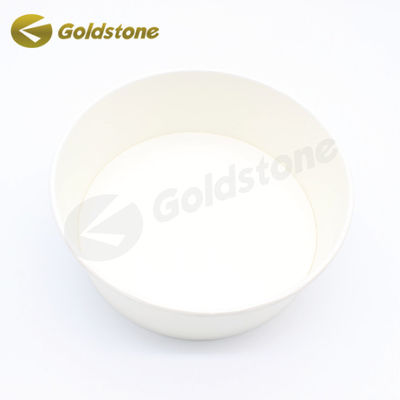 Recycled white disposable paper bowl vermindert afval 260 18PE