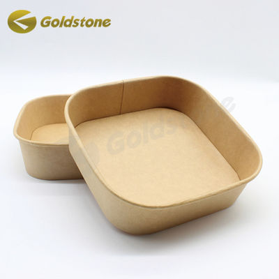 7 inch Diameter Paper Food Bowls Bakkerijvoorzieningen Kraft Bags voor het voordeel