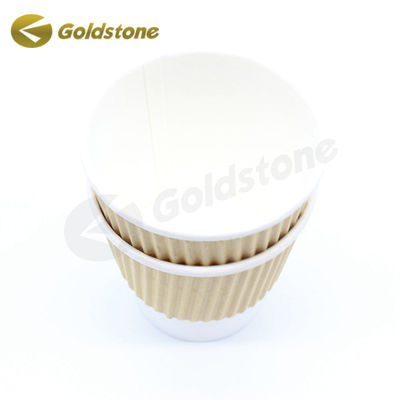 Combinatie van isolatie Kraft Ripple Paper Cups en isolatie voor warme en koude dranken