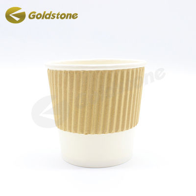 220 ml 270 ml Ripple Wall Paper Cups Voedingswaarde Kraft Ripple Cups
