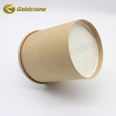 Custom Branding Paper Yogurt Cup Eco Friendly Custom Logo IJsbekers Voor Warme Dranken