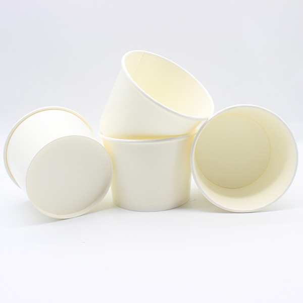 Wit Alle Grootte 100 ml Papieren Schalen Salad Schalen Kraft Voor Feesten En Evenementen 1