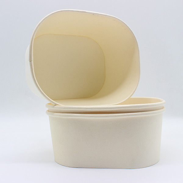 Eco Paper Take Out Containers Schalen Aanpassing voor veilige gezonde voedselverpakkingen 1